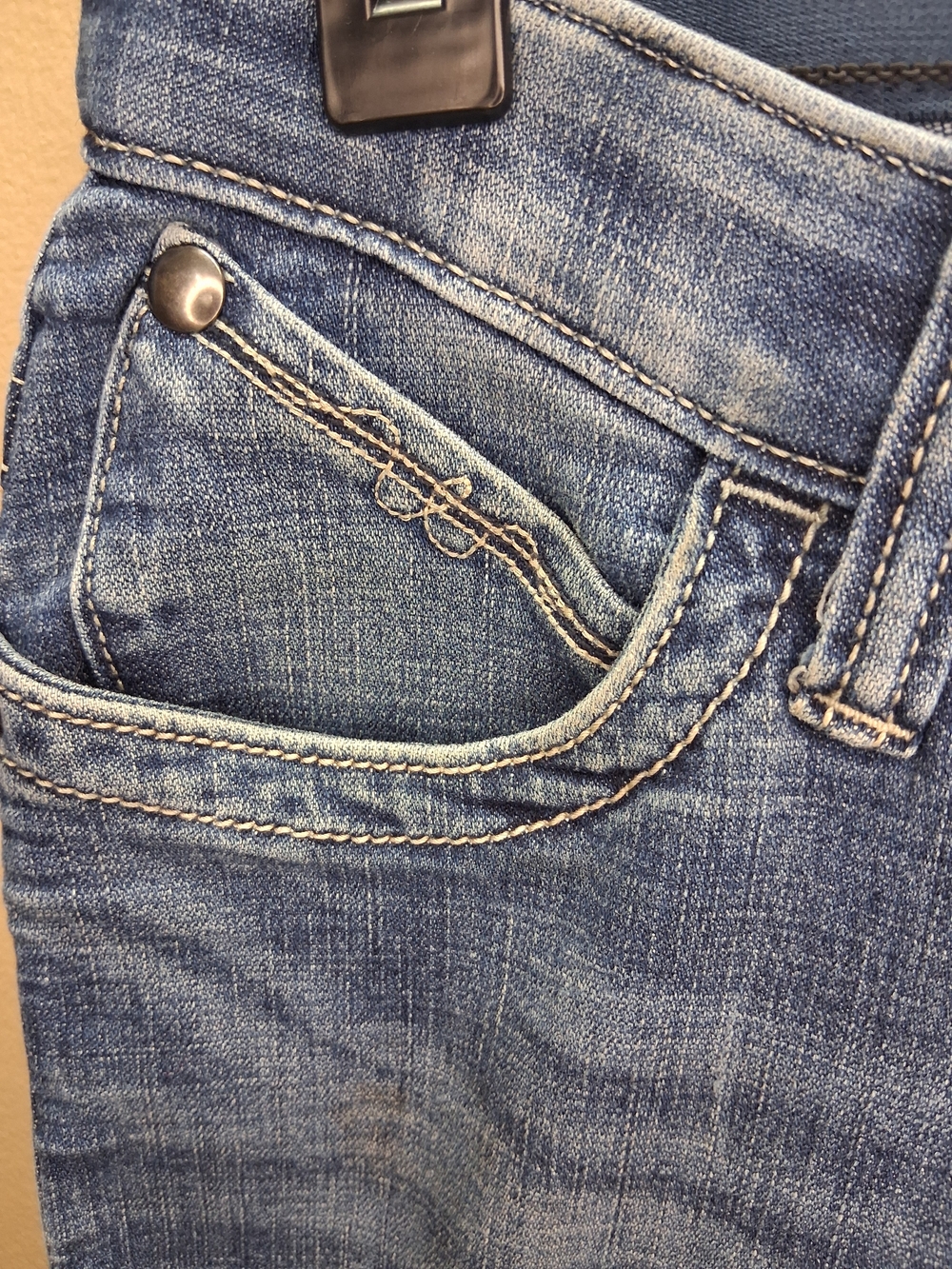 Wrangler Willow Ultimate Riding Jeans Women's 5x34 Blue Bootcut Stretch 10WRW60D - Picture 5 of 10